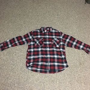 Field + Stream Red & Black Flannel